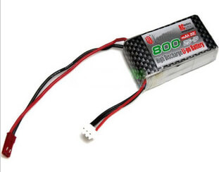 LiPo battery 7.4V 800mAh 20C